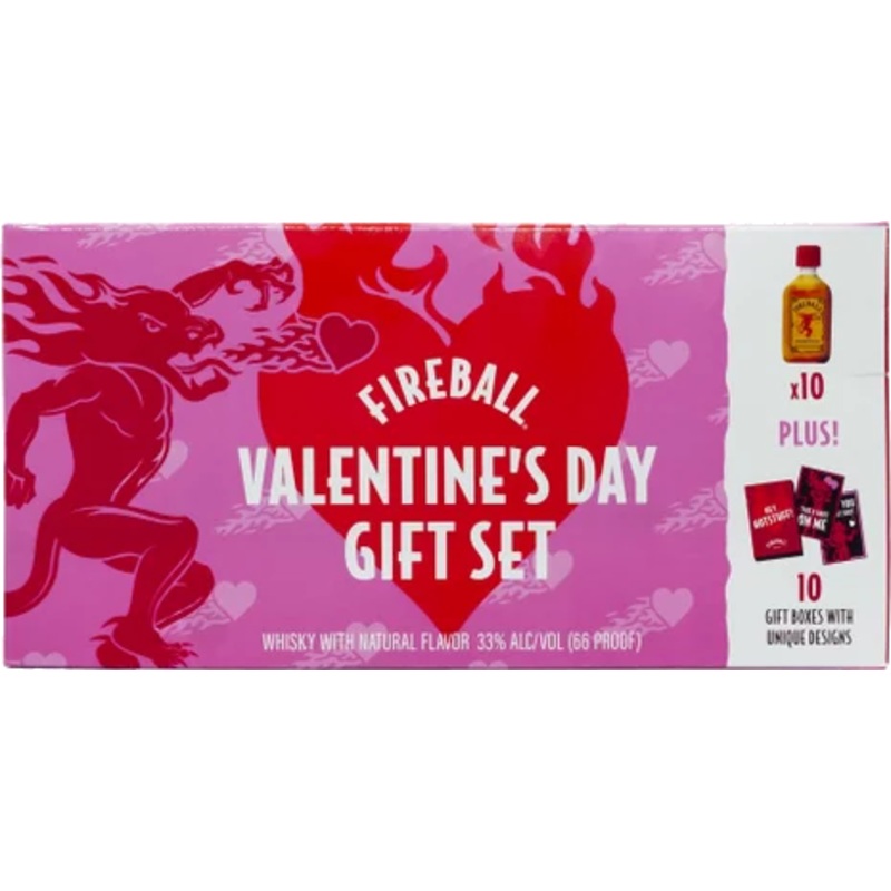 Fireball Valentine's Card Cinnamon Whiskey