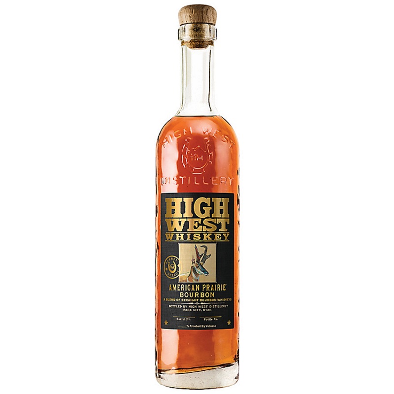 HIGH WEST BLENDED BOURBON AMERICAN PRAIRIE BARREL SELECT LIMITED RELEASE 98.8 750ML 750ML