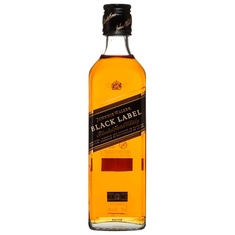 JOHNNIE WALKER BLACK LABEL 375 ML