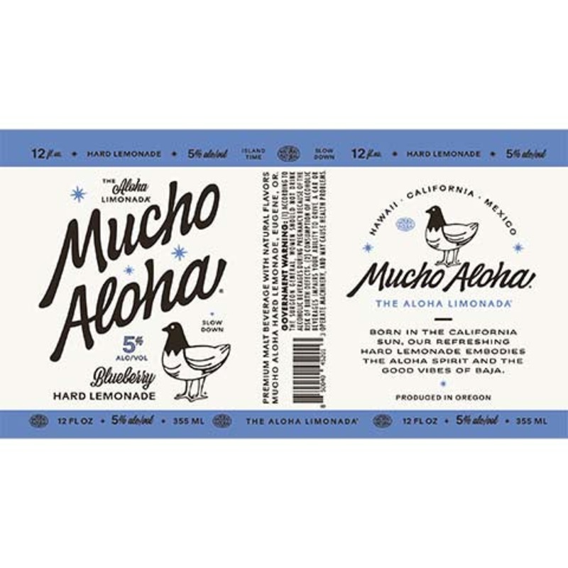 Mucho Aloha Blueberry Hard Lemonade 12OZ SINGLE CAN