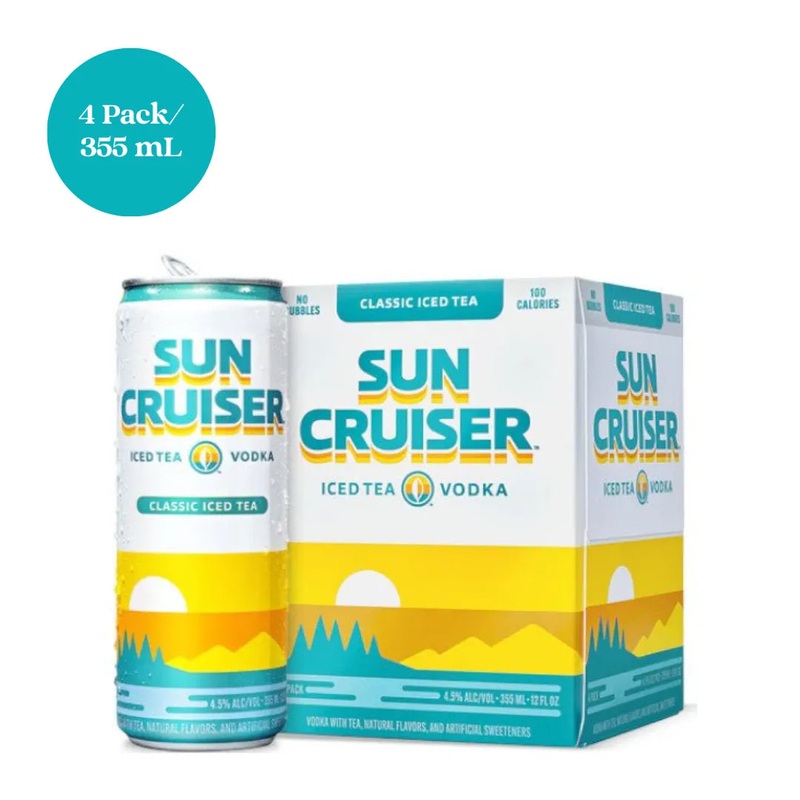 Sun Cruiser Iced Tea Vodka Hard Tea 4pk 355mL Cans