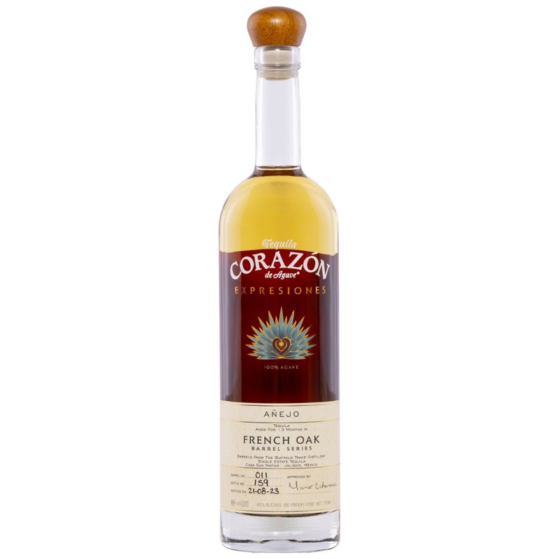 Tequila Corazn Expresiones French Oak Aejo