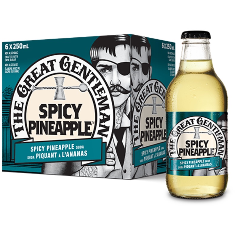 THE GREAT GENTLEMAN SPICY PINEAPPLE 6 BOTTLES