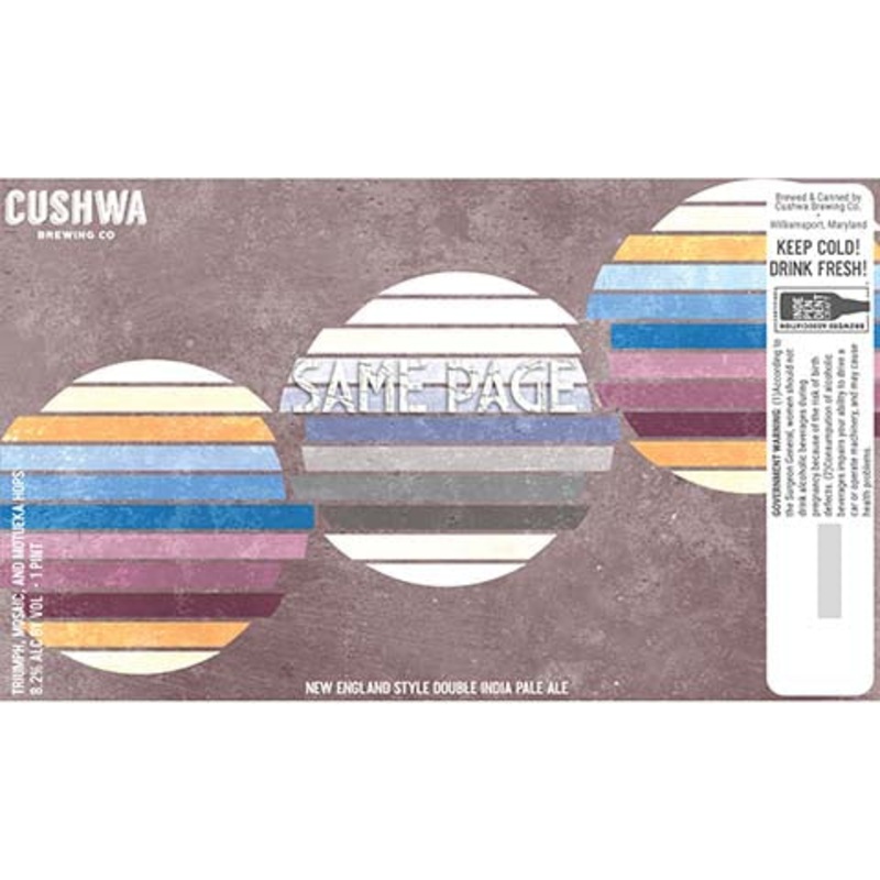 Cushwa Same Page New England Style DIPA 16OZ SINGLE CAN