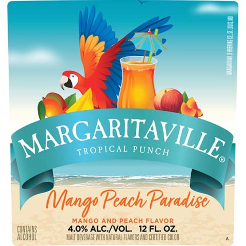Margaritaville Tropical Punch Mango Peach Paradise 12OZ SINGLE BTL