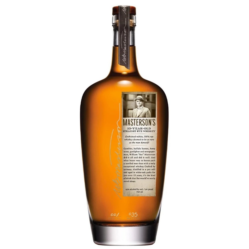 Masterson's 10 Year Old Rye Whiskey
