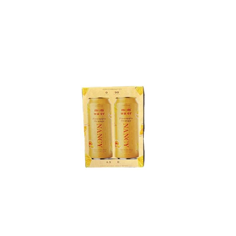 Mom Water Pineapple Orange 4 Pack