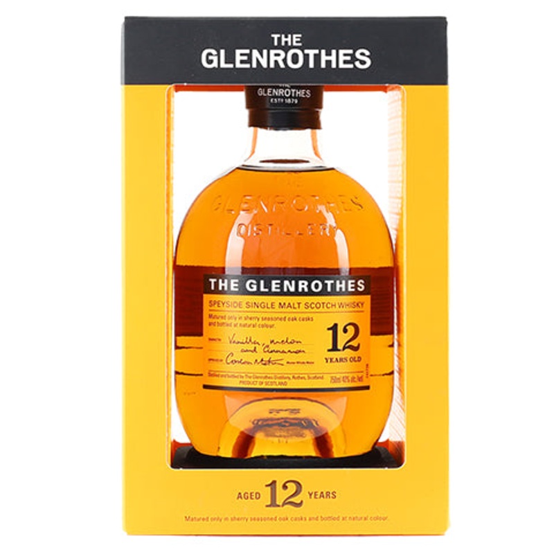 The Glenrothes 12 Year Old Single Malt Scotch Whisky 750ML BTL