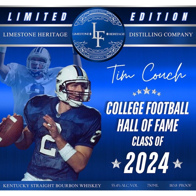 Tim Couch Hall of Fame Limited Edition Kentucky Straight Bourbon Whiskey