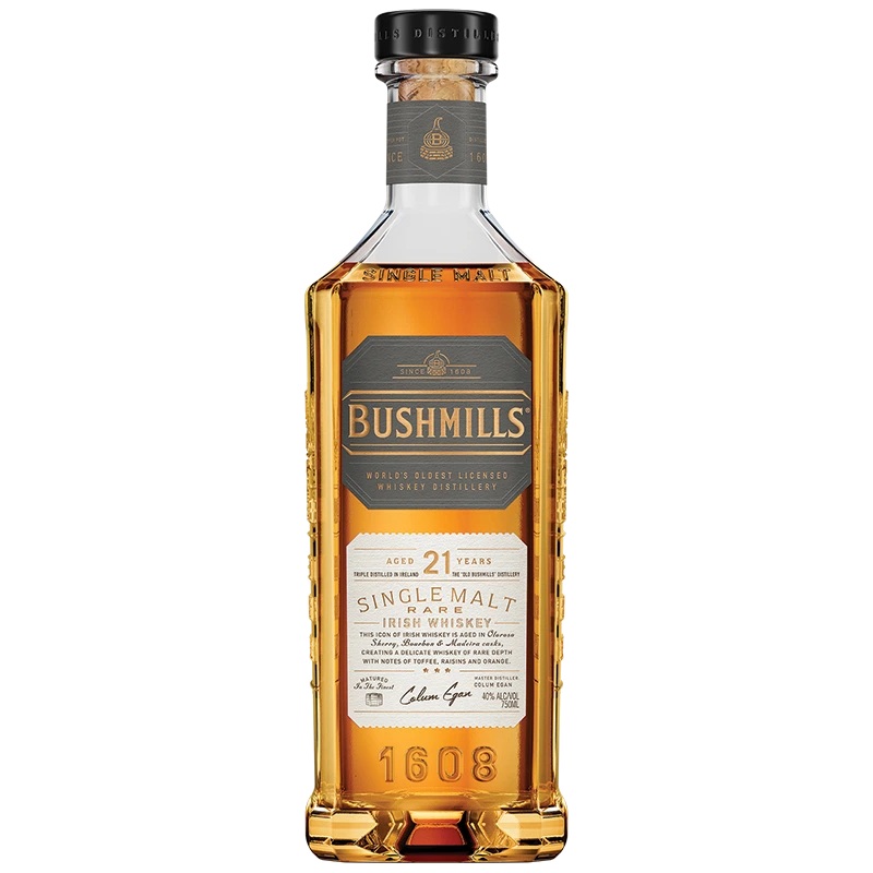BUSHMILLS 21YR IRISH WHISKEY 750ML @ Red Deer [1007813] 750 ml