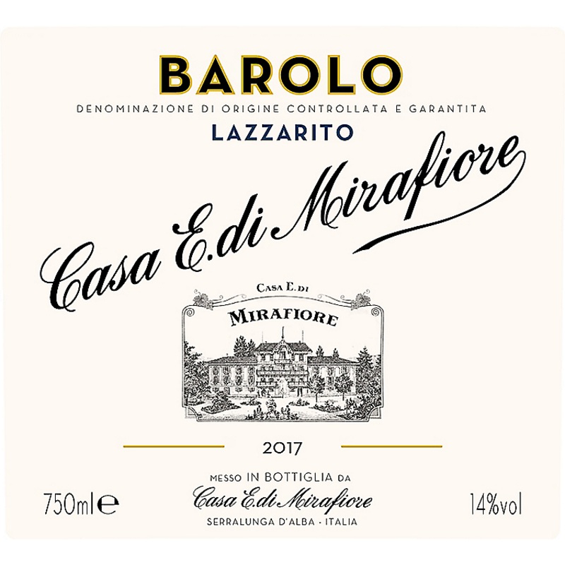 CASA E. DE MIRAFIORE BAROLO LAZZARITO 2015 750ML 750ML