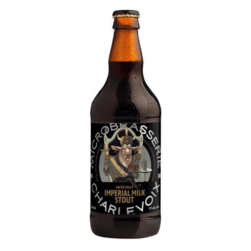 CHARLEVOIX LA VACHE FOLLE IMPERIAL MILK STOUT 500ML BT @ Township [1018677] 500 ml
