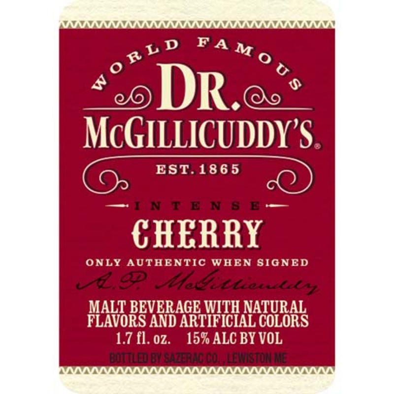 Dr. McGillicuddy's Intense Cherry 50ML BTL