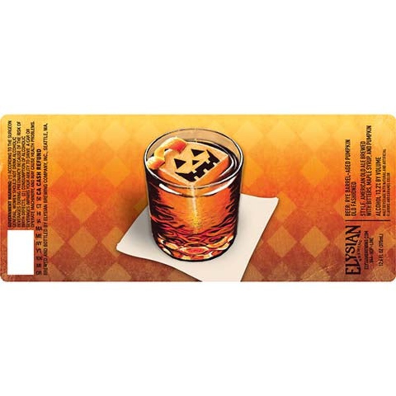 Elysian Rye Barrel-Aged Pumpkin Old Fashioned Ale 375ML BTL