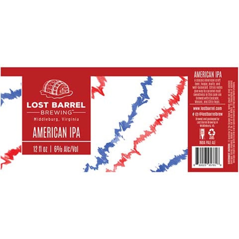 Lost Barrel American IPA 12OZ SINGLE CAN