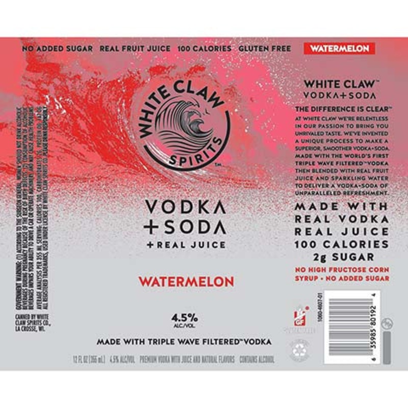 White Claw Watermelon 12OZ SINGLE CAN