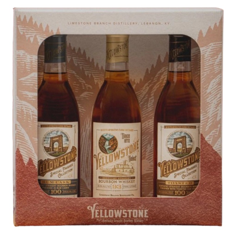 YELLOWSTONE KENTUCKY STRAIGHT BOURBON 375ML 3PK GP @ Windermere [1055235] 1125 ml