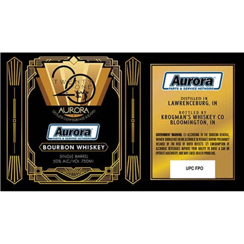 Aurora Parts & Service Network Bourbon Whiskey 750ML BTL