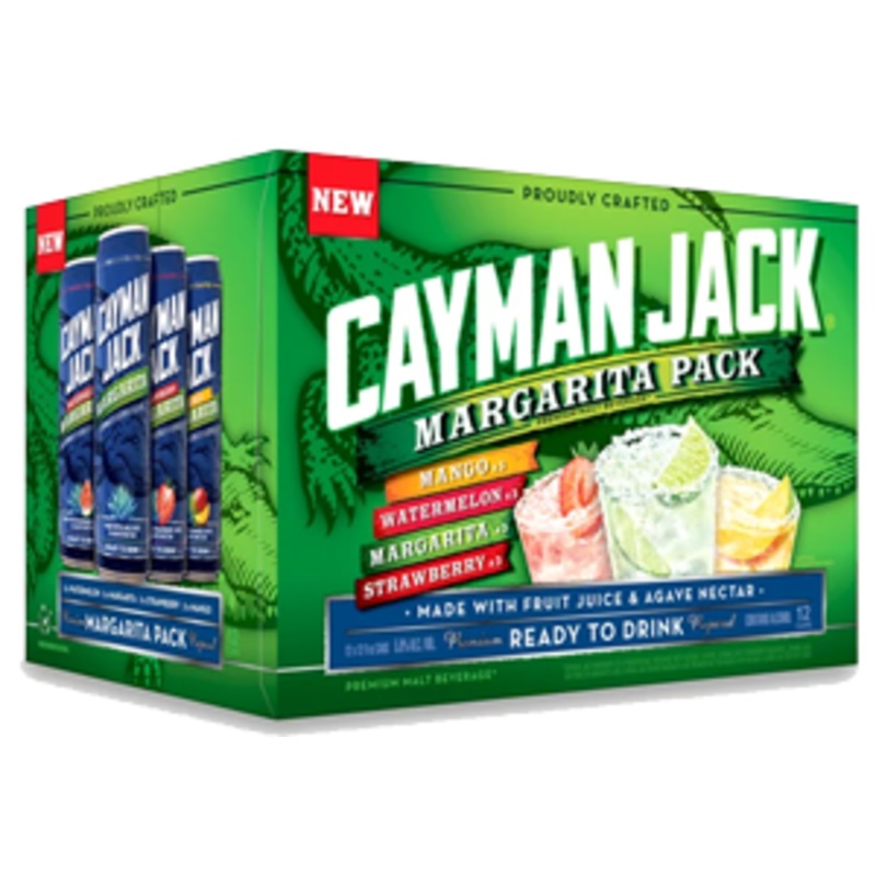 Cayman Jack Margarita Variety Pack 24 - 12oz Cans, 12 Pack