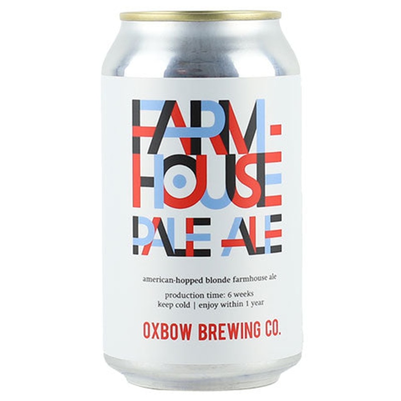 Oxbow Farmhouse Pale Ale 12OZ CAN