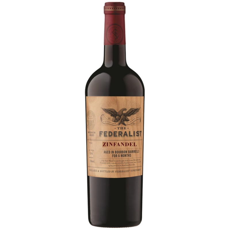 The Federalist Zinfandel Aged In Bourbon Barrels For 6 Months Lodi 750ML 750ML