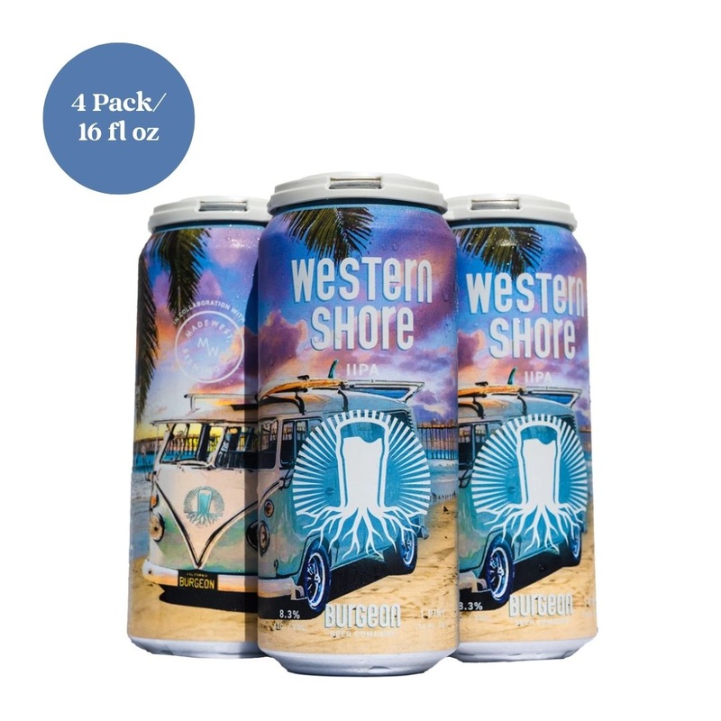 Western Shore IIPA Burgeon Beer 4pk 16 fl oz