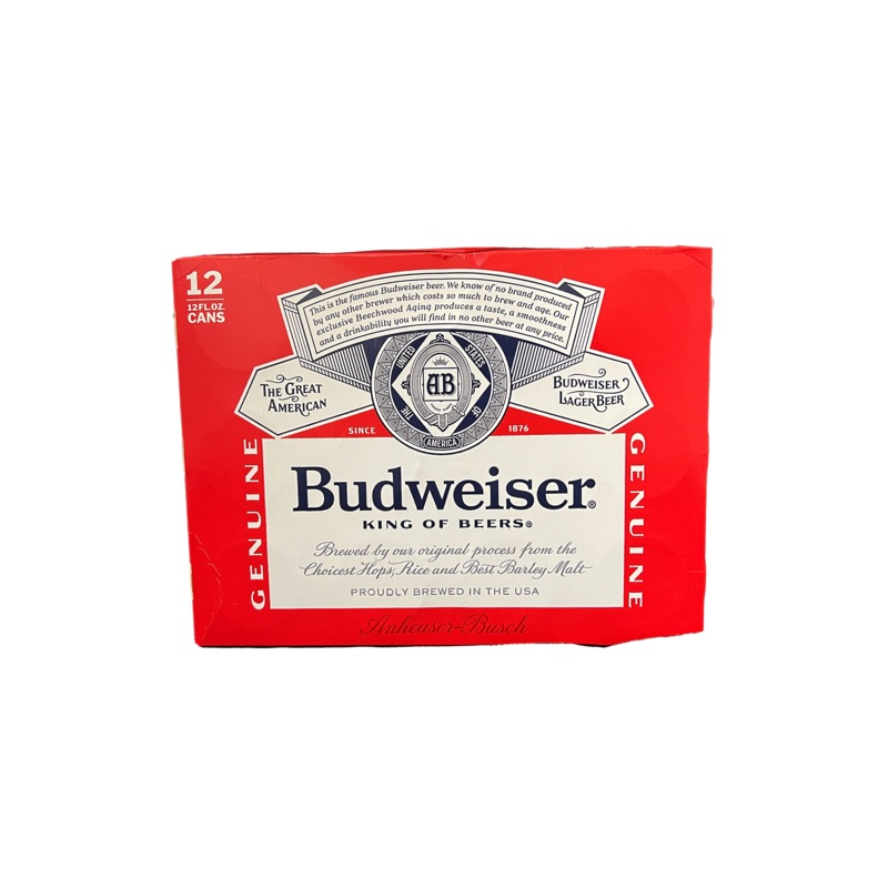 Budweiser 12 Pack Cans