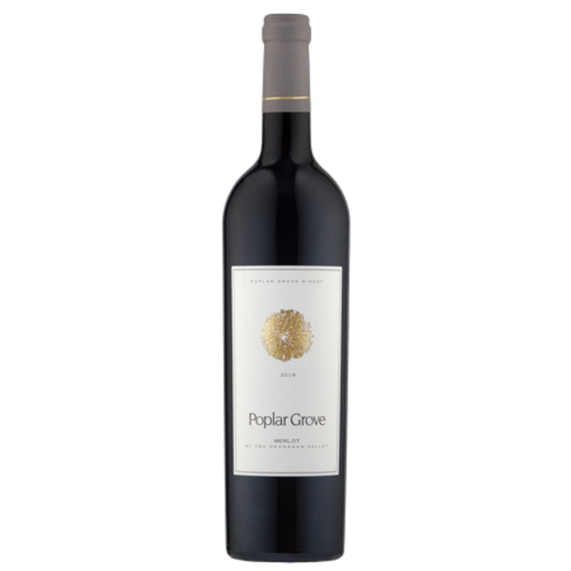 POPLAR GROVE MERLOT VQA 750ML @ MacTaggart Ridge [1013635] 750 ml