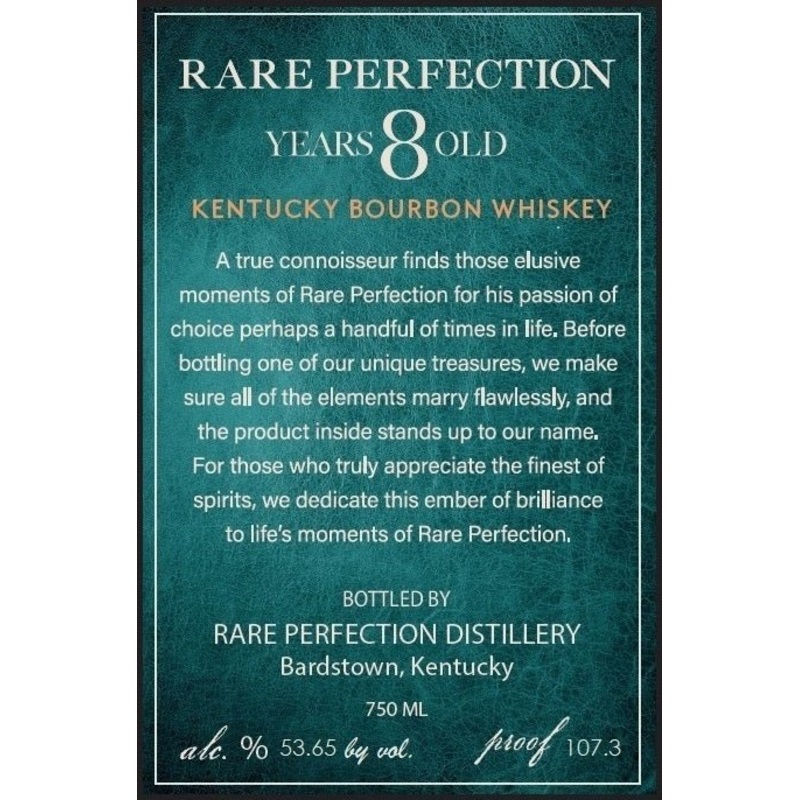 Rare Perfection 8-Year-Old Kentucky Bourbon Whiskey