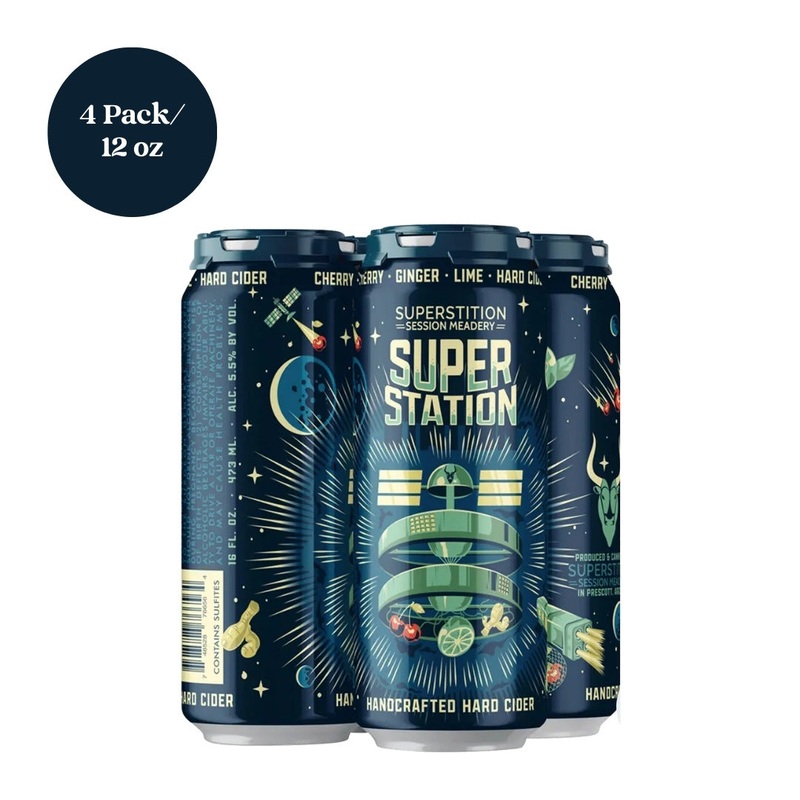 Super Station Cider House Super Station 12 fl oz 4pk Cans