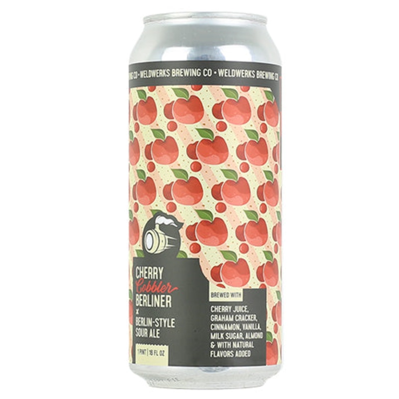 Weldwerks Cherry Cobbler Berliner Sour Ale 16OZ SINGLE CAN